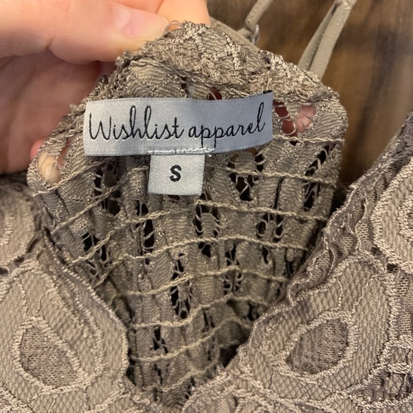 Lace Peekaboo Asymmetrical Dress - Picture 2 of 4